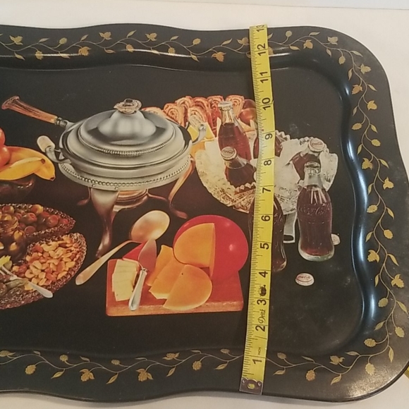 COCA COLA Vintage Mid Century Retro Metal Tray - Picture 8 of 8
